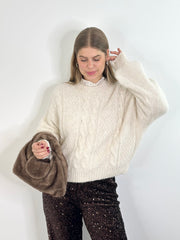 Pullover PL25-00225 Beige