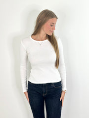 Longsleeve LL25-00068 White