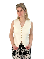 Weste WE26-00050 Beige