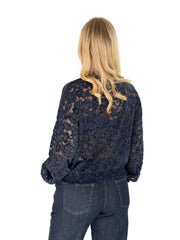 Bluse BL26-00682 Blue