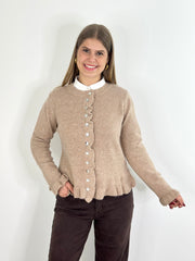Cardigan CG25-00159 Sepia Ruffle