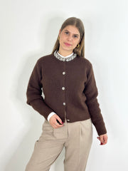 Cardigan CG25-00155 Chocolade Sequins