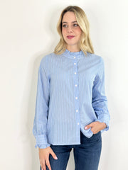 Bluse BL25-00376 Light Blue
