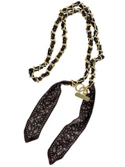 Handykette Paisley Gold BROWN