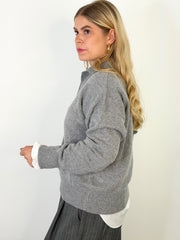Pullover PL26-00341 Grey