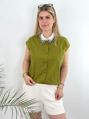 Bluse BL26-00571 Green
