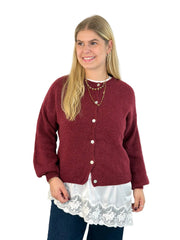 Cardigan CG26-00212 Bordeaux