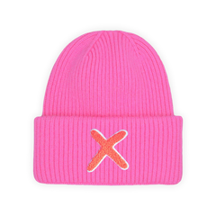 Mütze LUMI X - Orange poppy pink