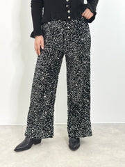 Hose HS25-00254 Black Sequins