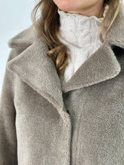 Jacke JK25-00037 Taupe