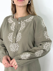 Bluse BL25-00369 Khaki