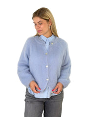 Cardigan CG26-00241 Fluffy Blue Melee