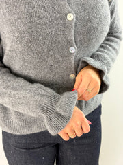 Cardigan CG26-00182 Grey Ruffle