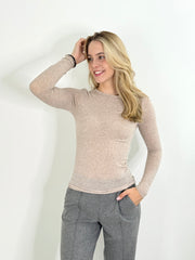 Longsleeve LL25-00051 Beige Melee