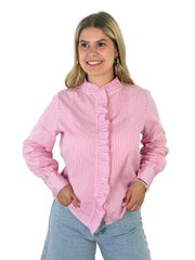 Bluse BL26-00552 Pink Stripes