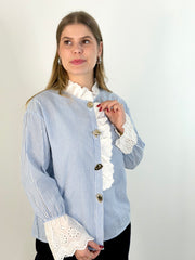 Bluse BL26-00392 Stripes with Gold