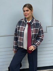 Jacke JK26-00311 Check Navy