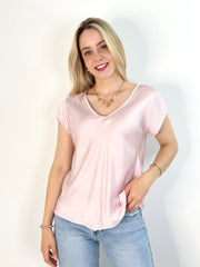 Shirt ST25-00168 Satin Rose