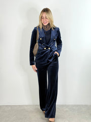 Hose HS25-00252 Blue Velvet