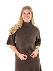 Pullover PL26-00351 Fluffy Brown