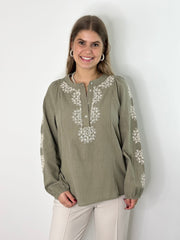 Bluse BL25-00369 Khaki