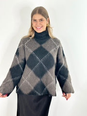 Pullover PL25-00245 Coffee Black