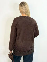 Pullover PL26-00325 Coffee Bean