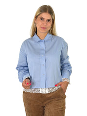 Bluse BL26-00625 Skyway Blue
