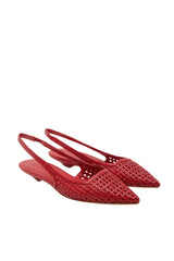 Schuhe SC26-00027 Red Woven