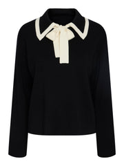 Pullover PL26-00328 Black Bow