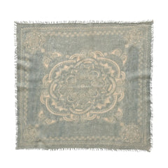 Kaschmir Bandana Ornament Oliv