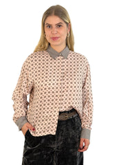 Bluse BL26-00666 rose minimal