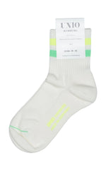 Socken Mini TENNIS - ecru / neon yellow / neon green