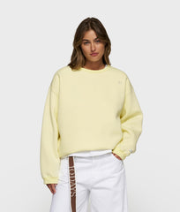 Sweatshirt SW25-00050 Pastel Yellow