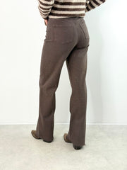 Jeans JS26-00085 Brown Rhinestones