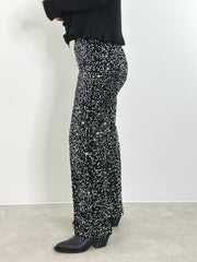 Hose HS25-00254 Black Sequins