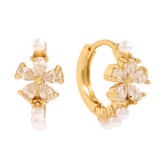 Ohrring pearl gold