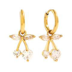 Ohrring cherry gold