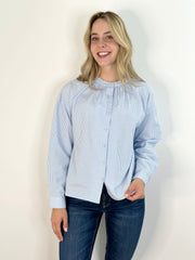 Bluse BL25-00159 Bluse Light Blue Stripes
