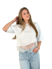 Top TP26-00096 White Lace