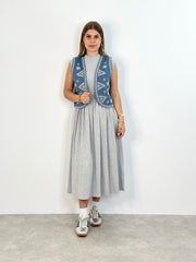 Kleid KD25-00179 Peral grey