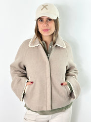 Jacke JK25-00175 Tan Melange