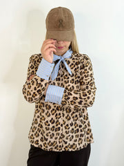 Bluse BL26-00665 Leoprint Bow