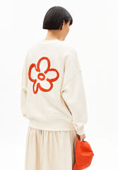 Sweatshirt SW25-00046 Undyed Flower
