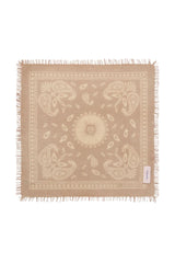 Bandana-Tuch grey-creme-natural