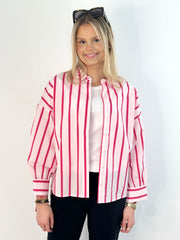 Bluse BL25-00268 Pink Stripes