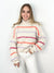 Pullover PL24-00017 Offwhite Stripes