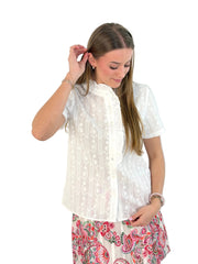 Bluse BL26-00534 Floral White