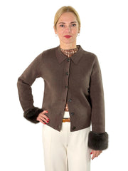 Cardigan CG26-00273 Chocolat