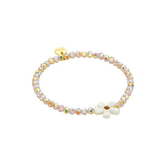 Armband Beige Flower